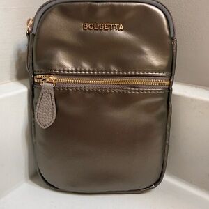 Bolsetta Warm Metallic Hip Bag | Autumn Palette